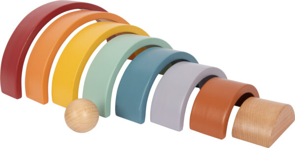 Bloques de construcción de madera Arcoiris Safari Small Foot - Imagen 8