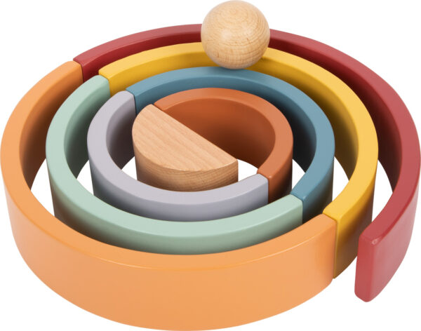 Bloques de construcción de madera Arcoiris Safari Small Foot - Imagen 5