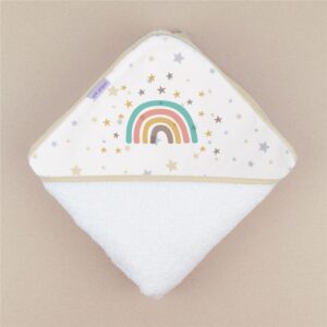 Capa de baño arcoiris