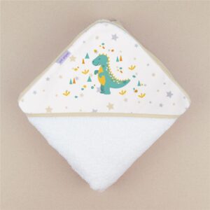 Capa de baño dinosaurio