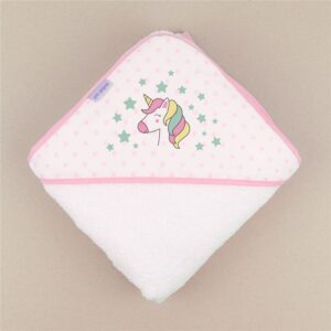 Capa de baño unicornio