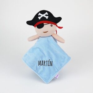 Doudou sonajero Pirata personalizado