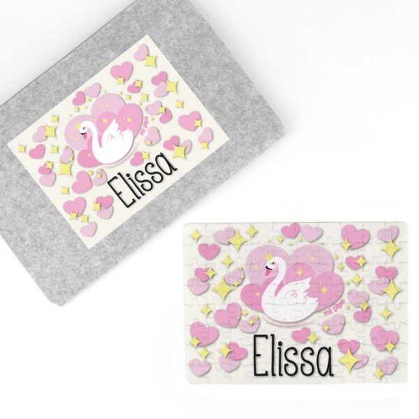 Puzzle Cisne personalizado