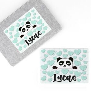 Puzzle Panda menta personalizado