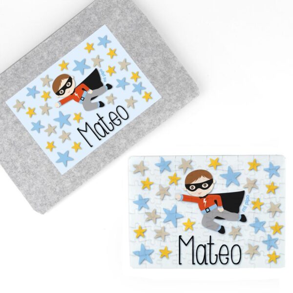 Puzzle Superhéroe personalizado