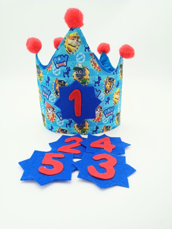 Corona de cumpleaños Patrulla Canina