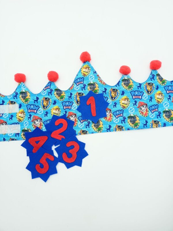 Corona de cumpleaños Patrulla Canina - Imagen 2