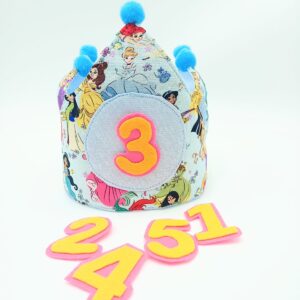 Corona de cumpleaños Princesas