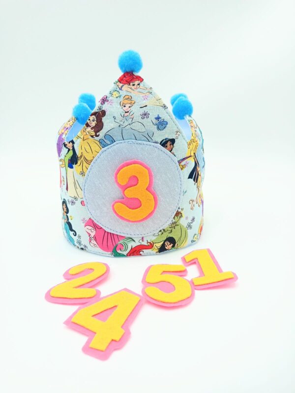 Corona de cumpleaños Princesas