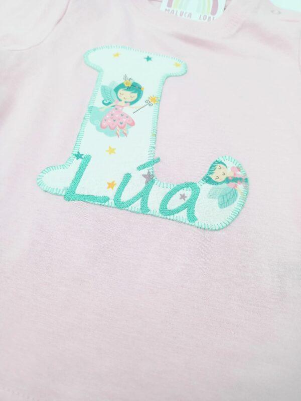 Camiseta personalizada Hadas y Unicornios rosa - Imagen 2