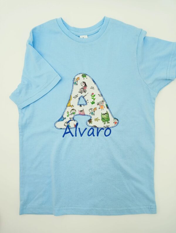 Camiseta personalizada Monstruo de Colores azul - Imagen 5
