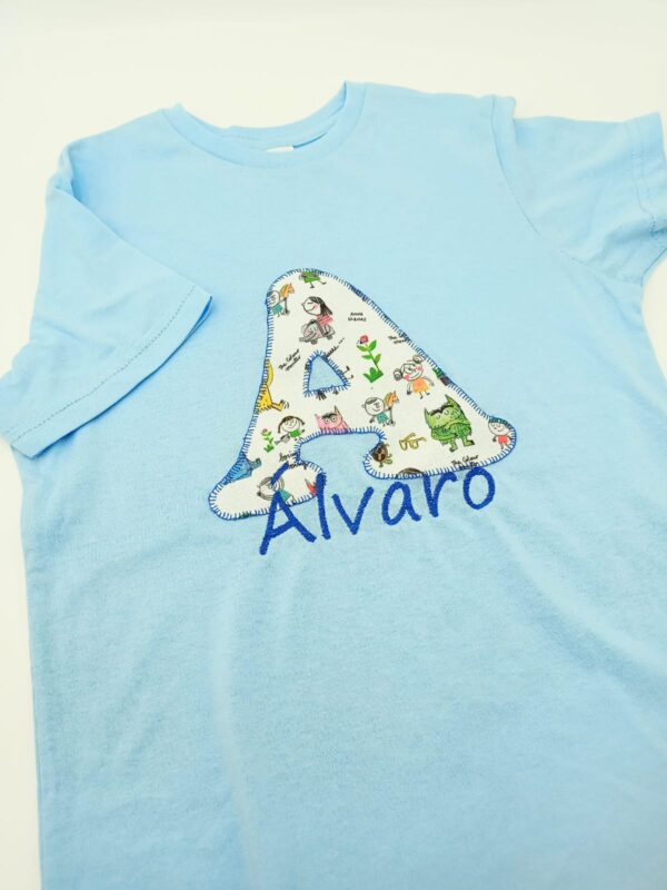 Camiseta personalizada Monstruo de Colores azul - Imagen 4