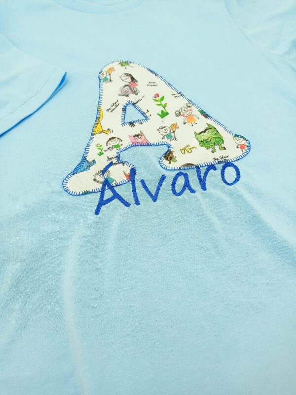 Camiseta personalizada Monstruo de Colores azul - Imagen 3