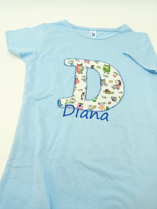 Camiseta personalizada Monstruo de Colores azul - Imagen 2
