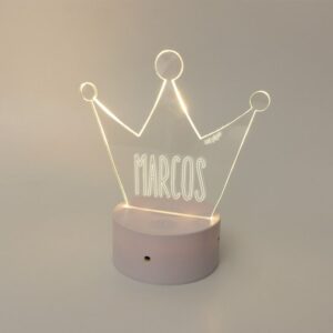 Lamparita corona personalizada