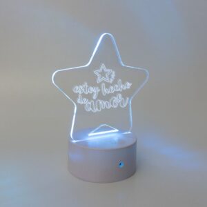 Lamparita estrella estoy hecho de amor