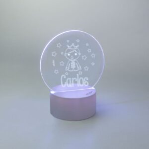 Lamparita redonda príncipe personalizada