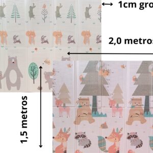 Alfombra de juegos reversible Foxy