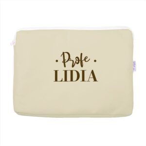 Portafolios polipiel beige personalizado