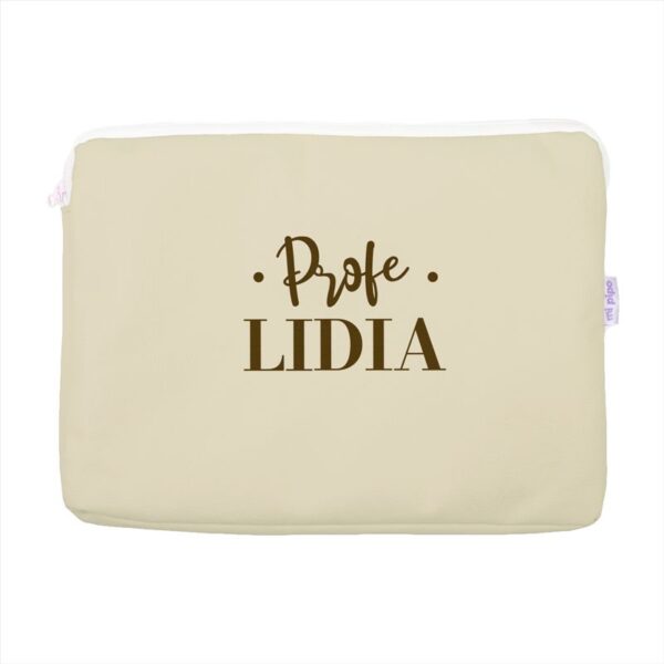 Portafolios polipiel beige personalizado