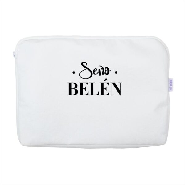 Portafolios polipiel blanco personalizado