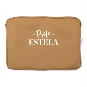 Portafolios polipiel camel personalizado