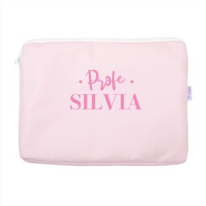 Portafolios polipiel rosa personalizado