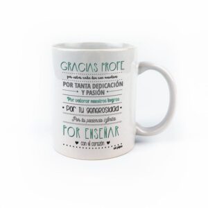 Delantal profe personalizado manitas