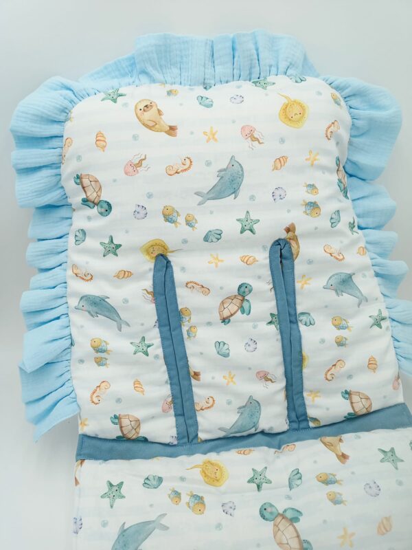 Colchoneta universal para silla Fondo marino