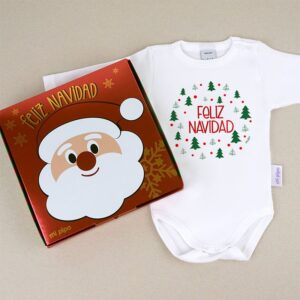 babidu body navideno feliz navidad arboles con cajita de regalo