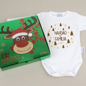 babidu body navideno navidad es familia con cajita de regalo