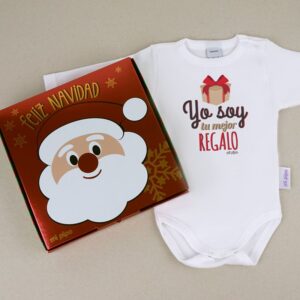 babidu body navideno yo soy tu mejor regalo con cajita de regalo