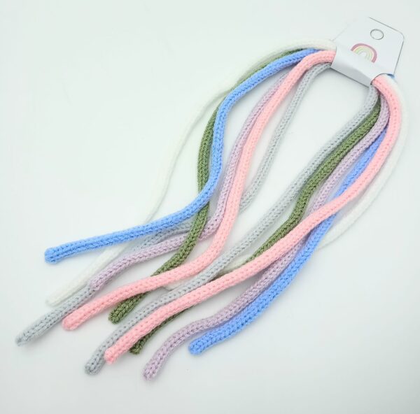 pack 6 cordones colores pastel