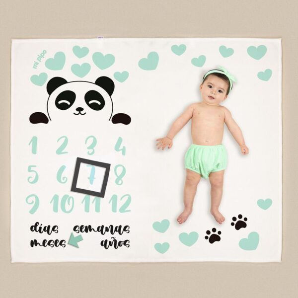 manta cumplemes panda sin personalizar